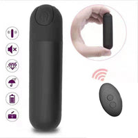 10 Speed Wireless Remote Bullet Vibrator, Women Lace Erotic Panties, Rechargeable Portable AV Massager