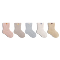Newborn Wide Mouth Cartoon Boneless Middle Tube Cotton Socks