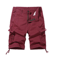Spring Men's Cargo Shorts Multi-pocket Plus Size