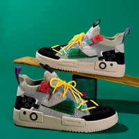 Flying Woven Men's Zhongbang Casual Sneakers