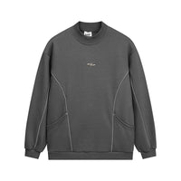 Fashion Stitching Loose Lapel Sweater Men