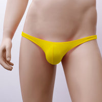 New Men's Mini Thong Comfortable Ice Silk Transparent
