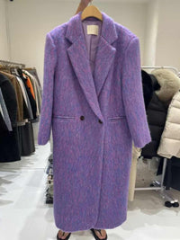 Loose Thick Mid-length High-grade Woolen Coat Women