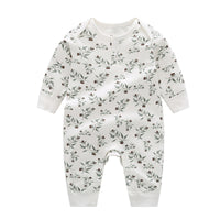 Spring And Autumn Organic Cotton Baby Jumpsuit