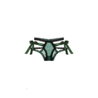 Green Girl Lace Underwear With Bow