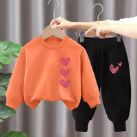 Children's Suit Girls' Sweater Two-piece Set
