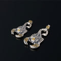 S925 Silver Modeling Item Ornaments Models Do Old Retro Flame Scorpion Thai Silver Pendant