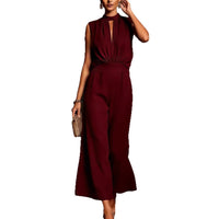 New Womens Elegant Sleeveless Two-piece Set