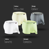 Men's Breathable Ice Silk Separation Solid Color Separation Boxer Briefs