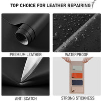 Adhesive Leather Repair Patches For Sofas And Car Seat Backs