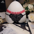 Women's Cotton Crotch Low-Waist Thong Panties