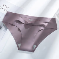 Ice Silk Underwear Women's Seamless One-piece Comfortable Underwear