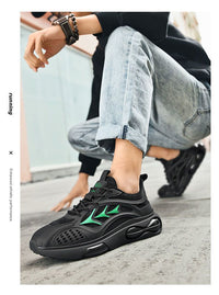 All-match Casual Fashion Men's Mesh Air Cushion Stretch Sneaker