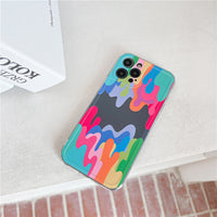 Art Painted Mobile Phone Case Silicone Transparent