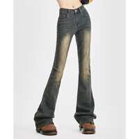 Denim Fleece-lined Women's Trousers