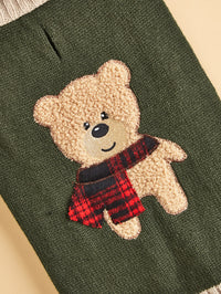 New Autumn And Winter Simple Bear Army Green Dog Sweater