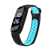 Waterproof Student Two-color Sports Bracelet Watch