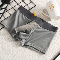 Men's Ice Silk Boxer Mesh Breathable Underwear