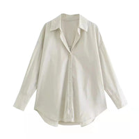 Urban Casual Multi-color Poplin Shirt