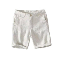 Men's Casual Solid Color Fifth Pants Breathable Shorts