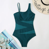 Slanted Shoulder Conservative Sling Bikini