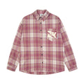 Loose Plaid Long Sleeve Shirt For Men
