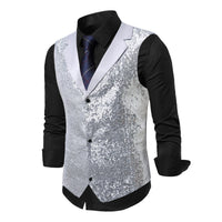 Men's Stage Performance Sequin Vest