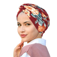 Printed Pullover Travel Hat Versatile Beanies For Women