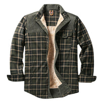 European-size Plaid Shirt Mens Outerwear