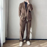 Mens Stylish Casual Suit And Pants Set