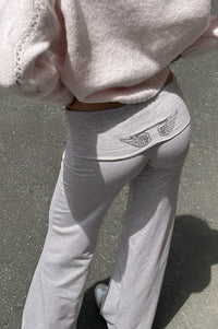 Fashion All-match Solid Color Wings With Paillette Casual Suit