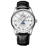 Men's Waterproof Luminous Wrist Belt Moon Quartz Watch
