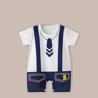 Thin Women's Short Sleeve Newborn Baby Child Jumpsuit Romper