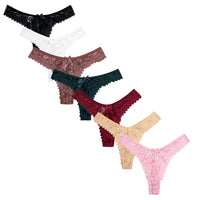 European And American Sexy Lace Mid-waist Thong Ladies Plus Size Shorts