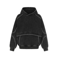 Men's And Women's Loose Personality Fleece-lined Sweatshirt