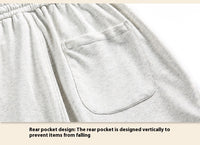 Stitching Terry College Style Casual Shorts