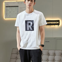 Pure Cotton Short-sleeve T-shirt Trendy Casual Top