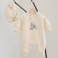 Bodysuit Cartoon Bear Cotton Romper