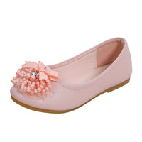 Korean Rhinestone Princess Square Mouth Shoes