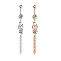 Medical Stainless Steel Belly Button Navel Stud Ring