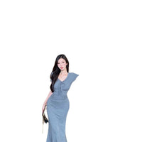 High End Sexy Sheath Maxi Dress