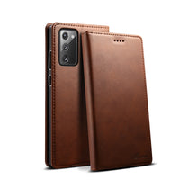 Calfskin Simple Mobile Phone Holster With Adsorption Stand