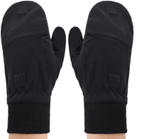 Warm Half Finger Clamshell Sports Riding Touch Screen Non-slip Polar Fleece Gloves