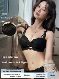 Women's Traceless Vest Gather Comfortably Side Drawing Bra