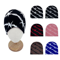 Outdoor Keep Warm Double Jacquard Knitted Hat Men's And Women's Hats