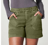 Women's Casual Cotton And Linen A-line Loose Shorts
