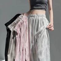 Loose Casual Draping High-waisted Pants For Women