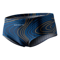 Men's Professional Sports Training Chlorine Resistant Quick Drying Swimming Trunks