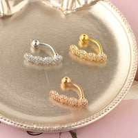 European And American Body Piercing Diamond-studded Belly Button Ring Belly Button Nail