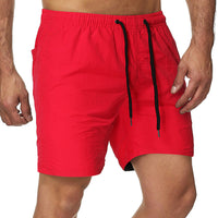 Summer Men's Shorts Candy Color Waterproof Quick-drying Knee Length Pants